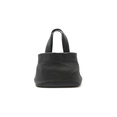 PRADA PERFORATED SMALL LEATHER TOTE BAG BLACK 1BC384 (32*24*14cm)  PRADA PERFORATED SMALL LEATHER TOTE BAG BLACK 1BC384 (32*24*14cm)